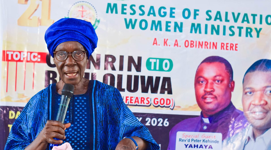 Mrs. Florence Ajagbe, MSWM President 